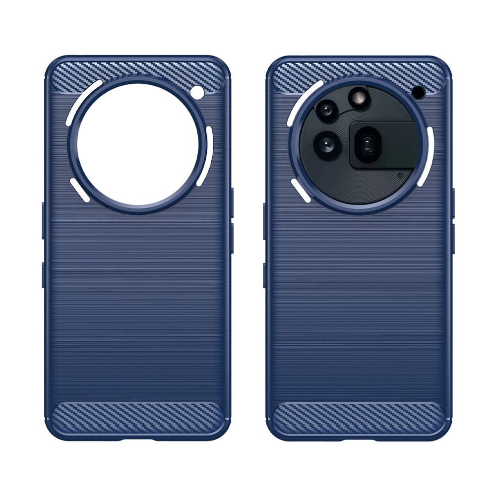 Carbon odolný gelový obal na Nothing Phone (3a) Pro - modrý