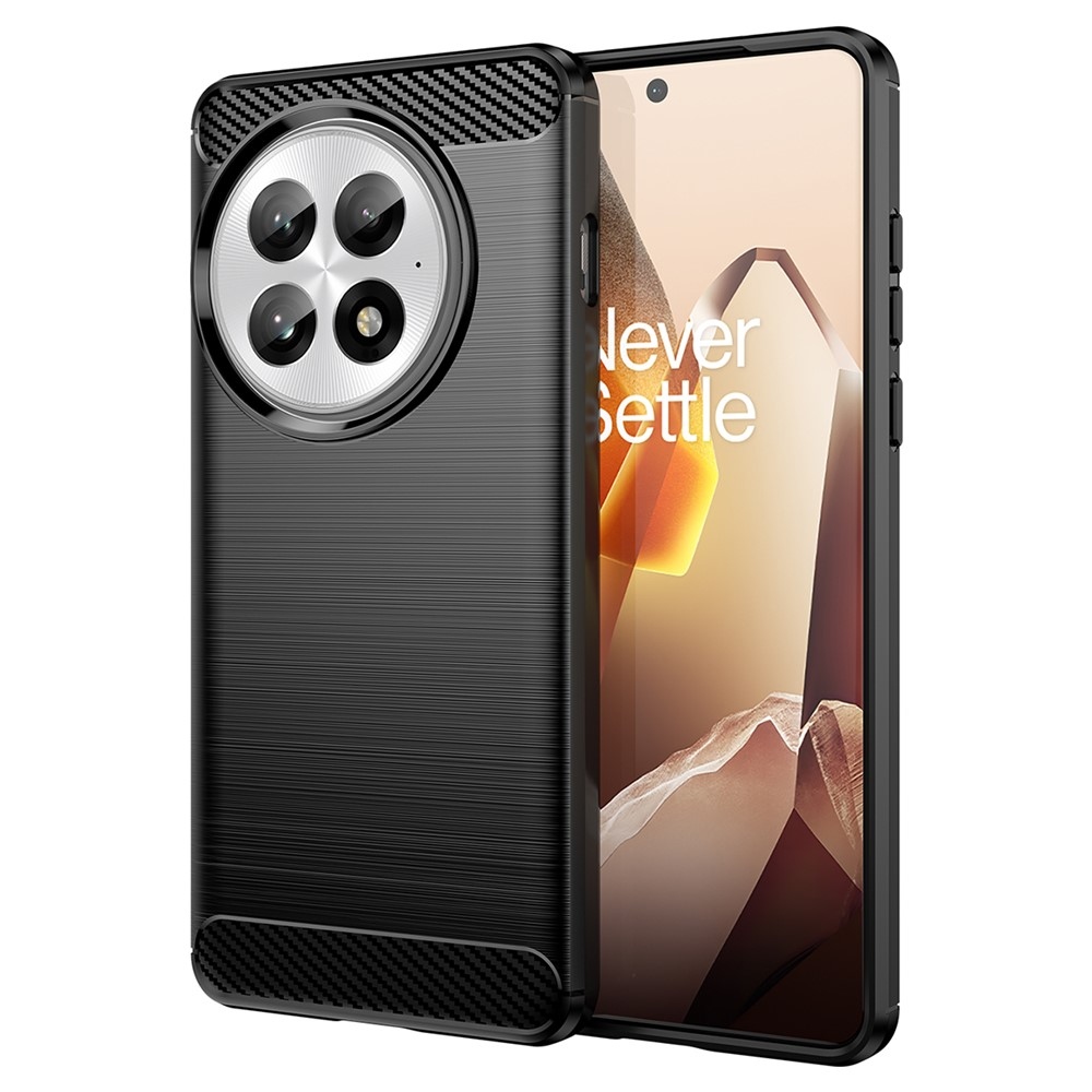 Carbon odolný gelový obal na OnePlus 13 - černý