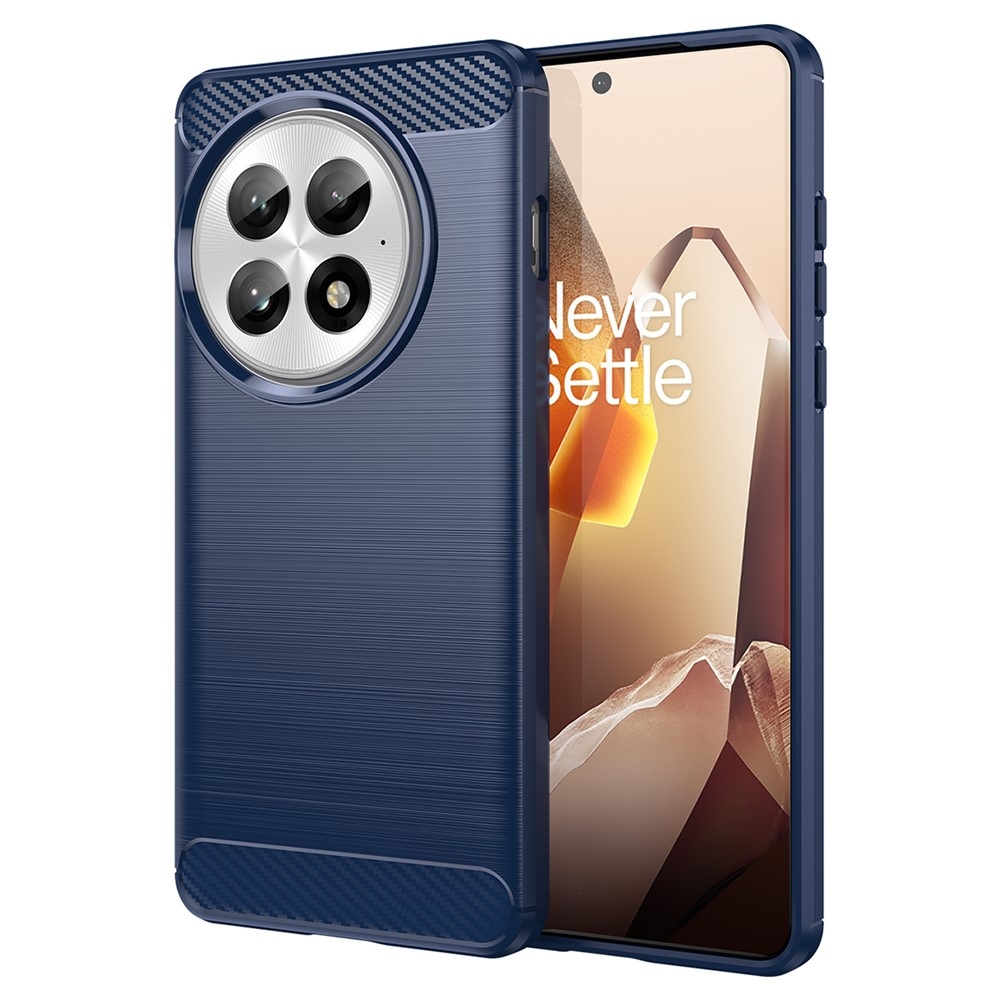 Carbon odolný gelový obal na OnePlus 13 - modrý