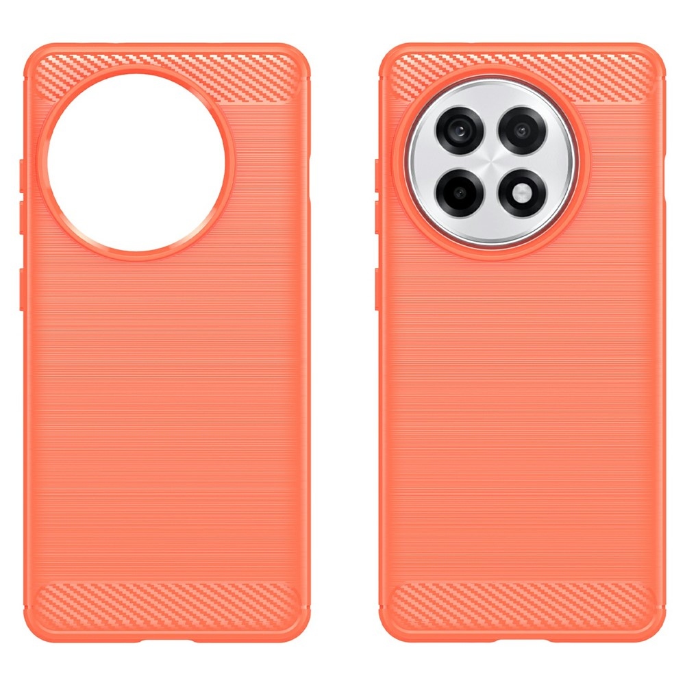 Carbon odolný gelový obal na OnePlus 13R 5G - červený