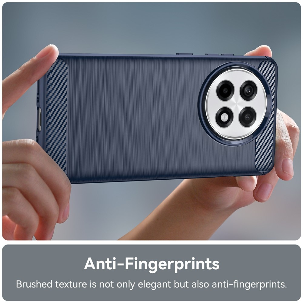 Carbon odolný gelový obal na OnePlus 13R 5G - modrý