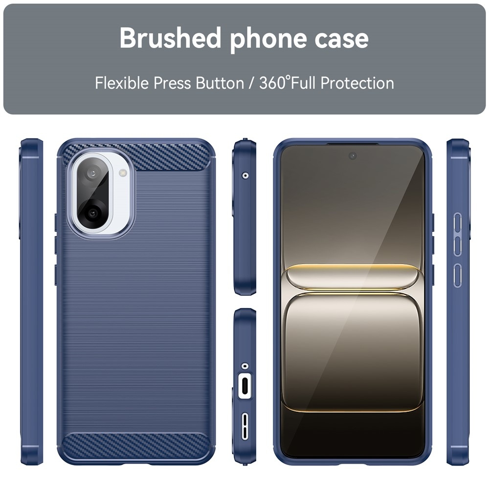 Carbon odolný gelový obal na OnePlus Nord CE5 5G - modrý