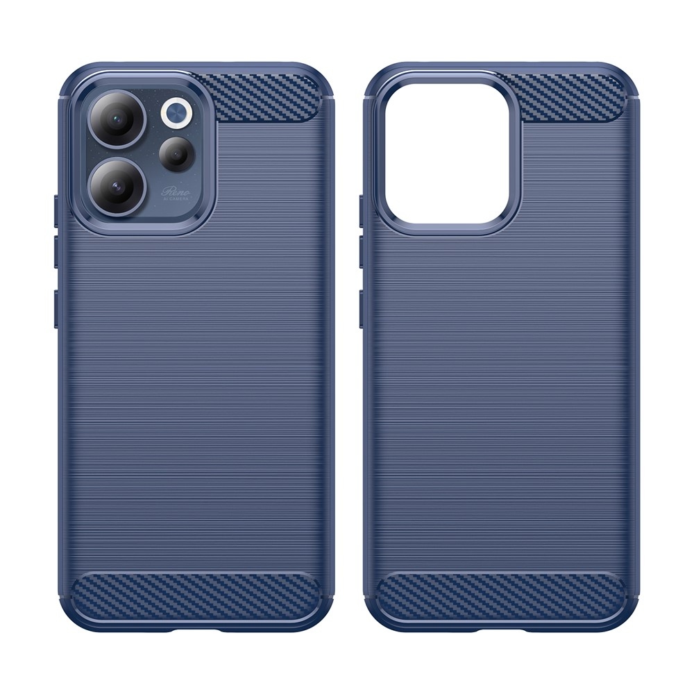 Carbon odolný gelový obal na Oppo Reno 15 FS 5G - modrý