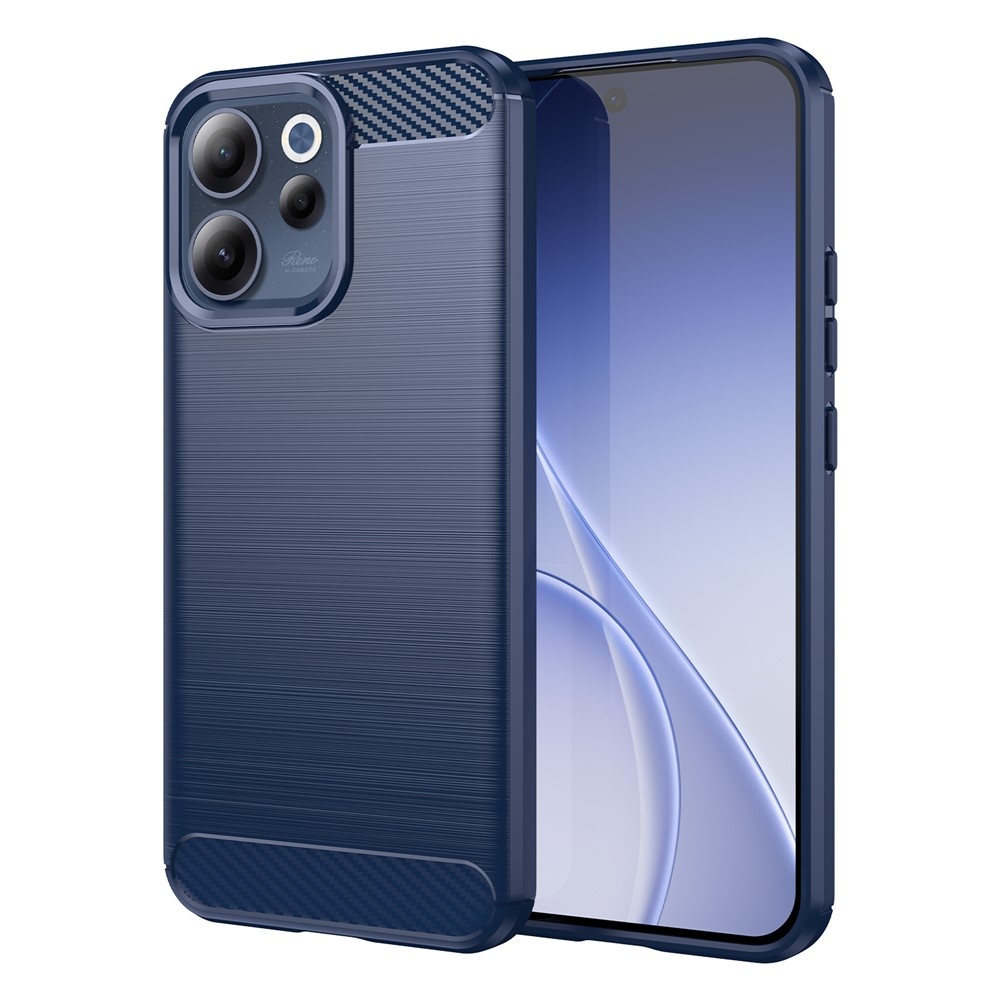 Carbon odolný gelový obal na Oppo Reno 15 FS 5G - modrý