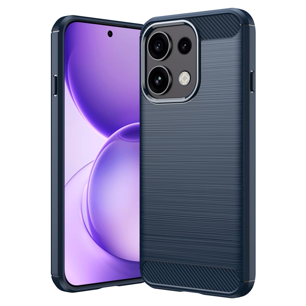 Carbon odolný gelový obal na Oppo Reno 16 FS 5G - modrý