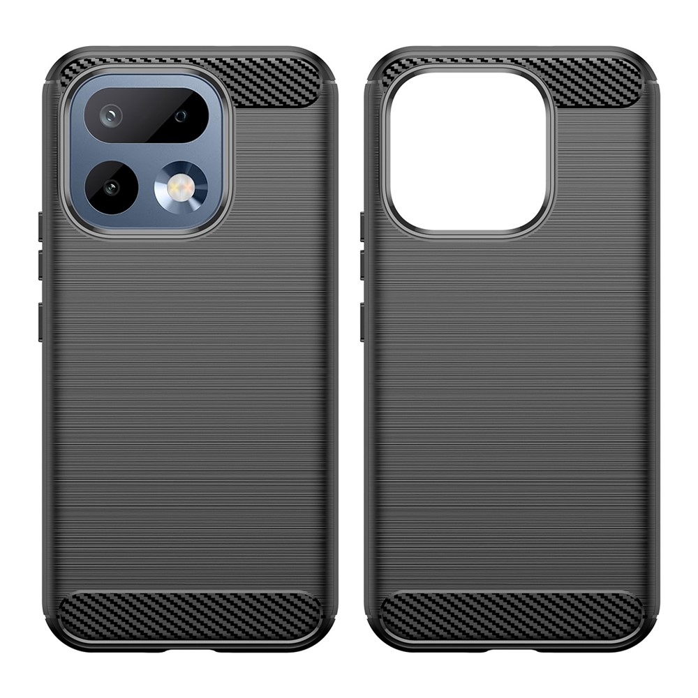 Carbon odolný gelový obal na Realme 16 Pro 5G - černý