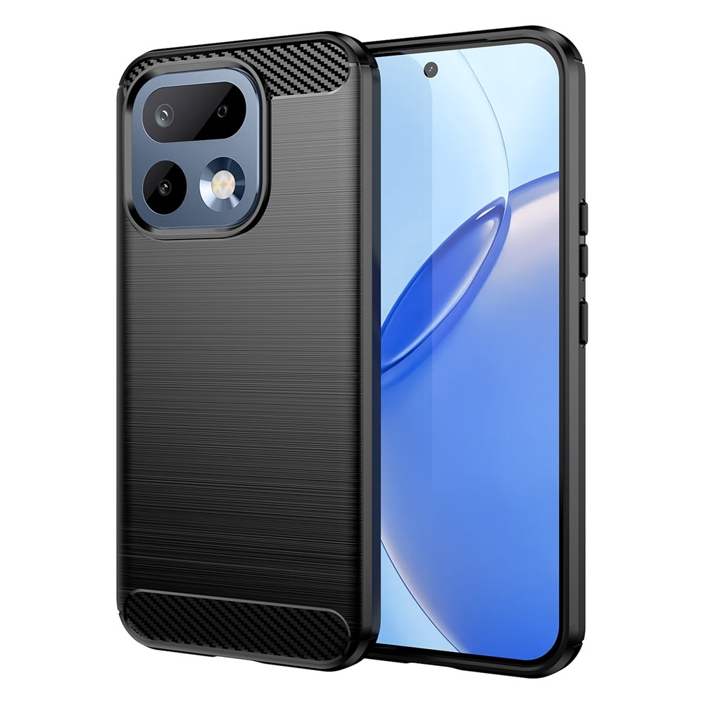 Carbon odolný gelový obal na Realme 16 Pro 5G - černý