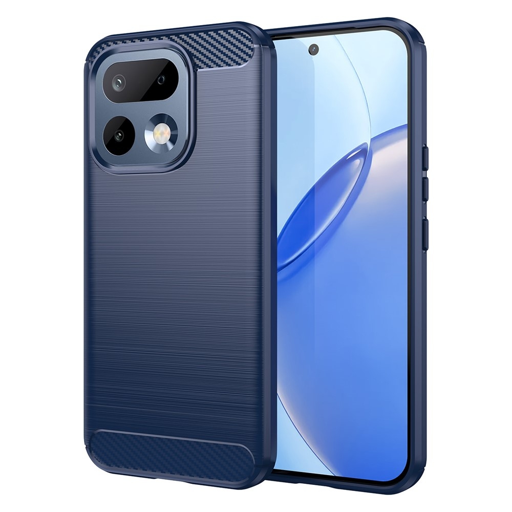 Carbon odolný gelový obal na Realme 16 Pro 5G - modrý