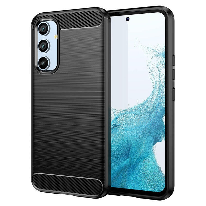 Carbon odolný gelový obal na Samsung Galaxy A54 5G - černý