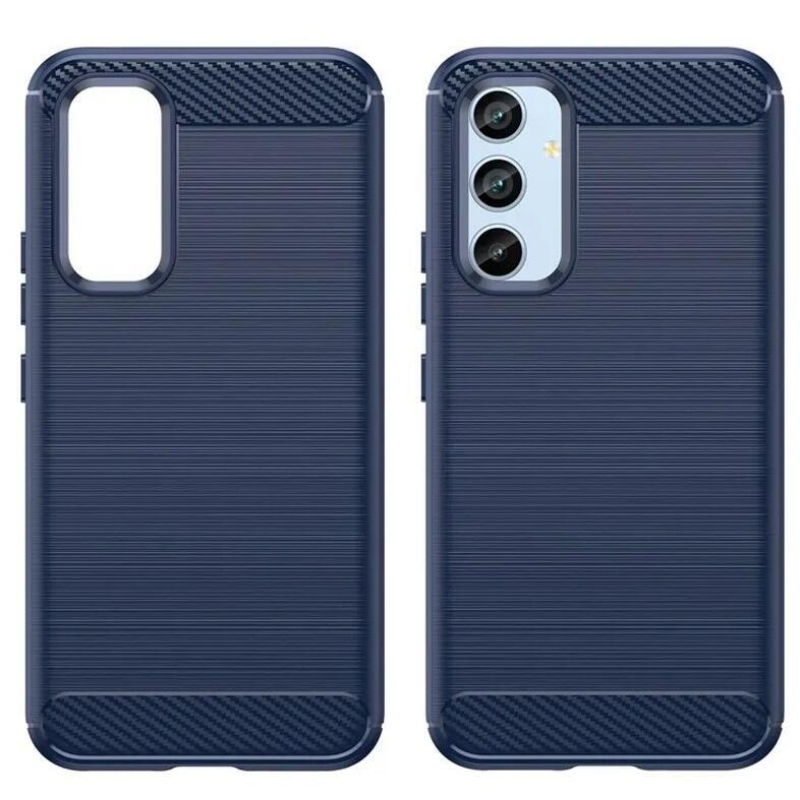 Carbon odolný gelový obal na Samsung Galaxy A54 5G - modrý