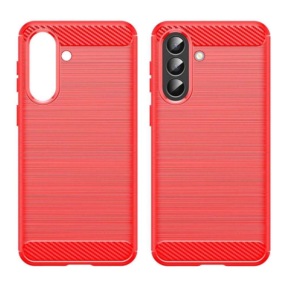 Carbon odolný gelový obal na Samsung Galaxy A57 5G - červený