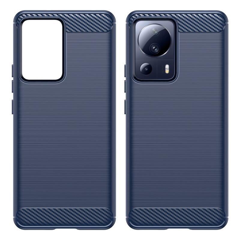 Carbon odolný gelový obal na Xiaomi 13 Lite - modrý