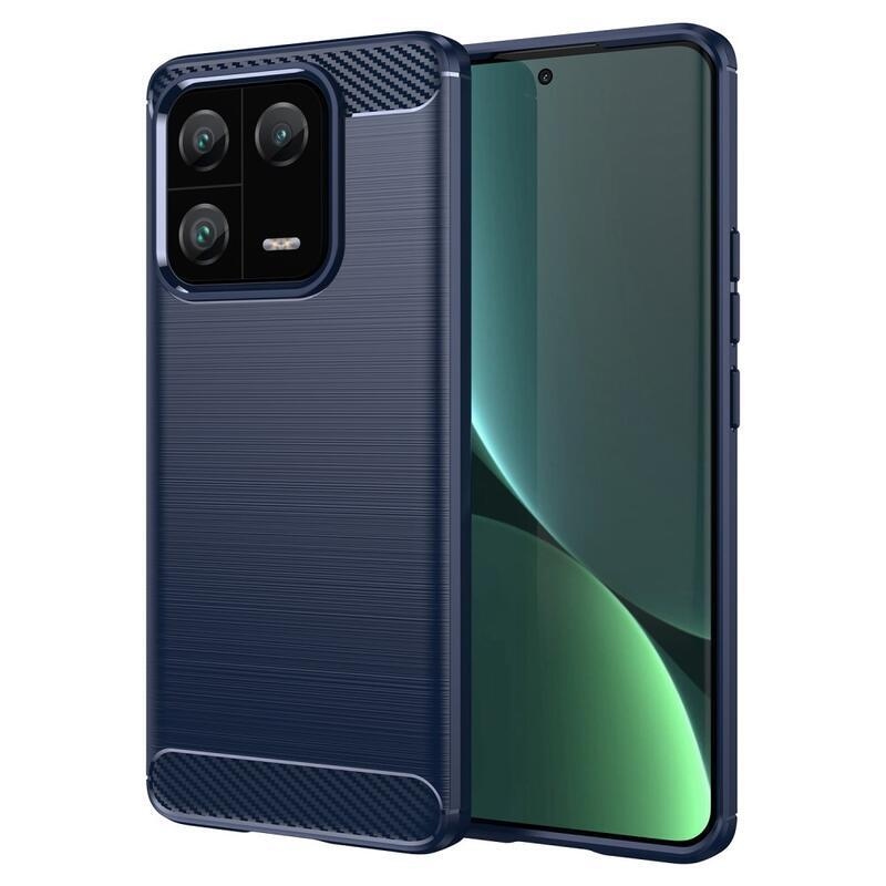 Carbon odolný gelový obal na Xiaomi 13 Pro - modrý
