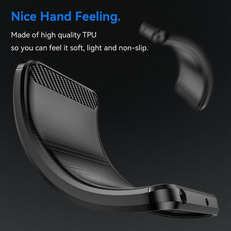 Carbon odolný gelový obal na Xiaomi Poco F5 - černý
