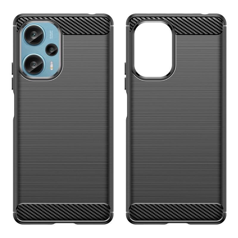 Carbon odolný gelový obal na Xiaomi Poco F5 - černý