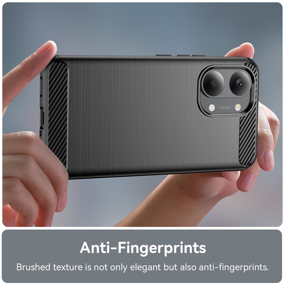 Carbon odolný gelový obal na Xiaomi Poco X8 Pro Max 5G - černý