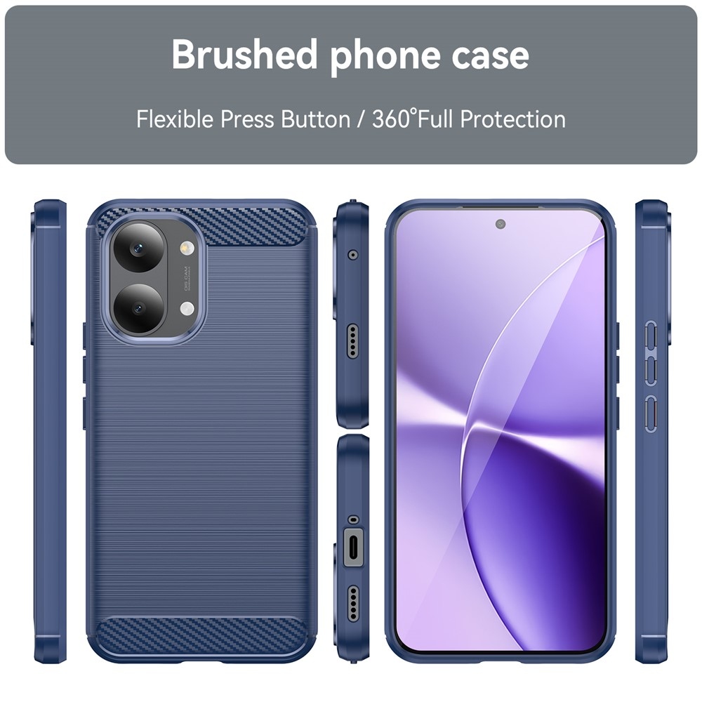 Carbon odolný gelový obal na Xiaomi Poco X8 Pro Max 5G - modrý