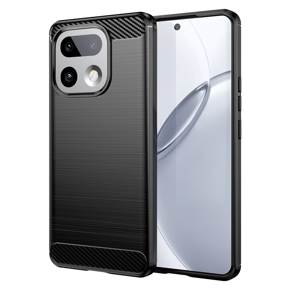 Carbon odolný gelový obal na Xiaomi Realme 16 Pro+ 5G - černý