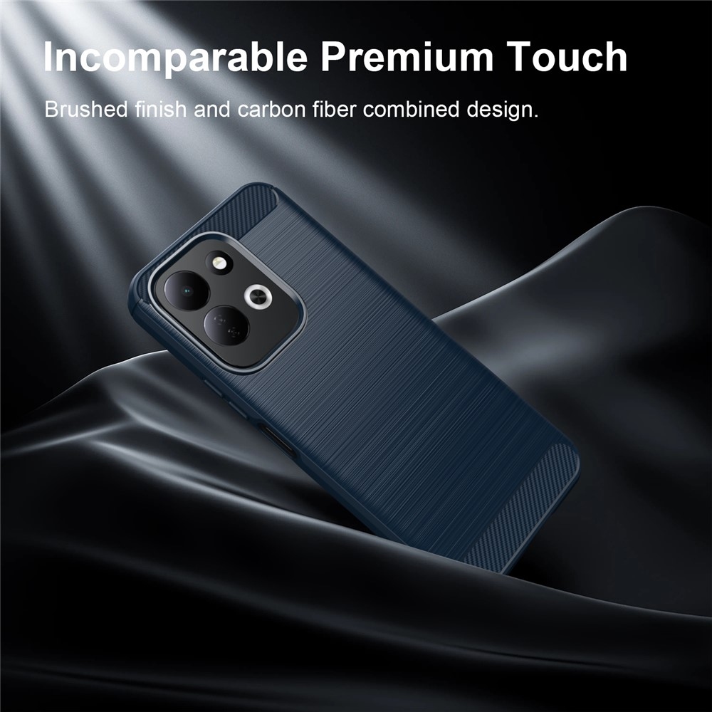 Carbon odolný gelový obal na Xiaomi Redmi 17 4G/5G - modrý