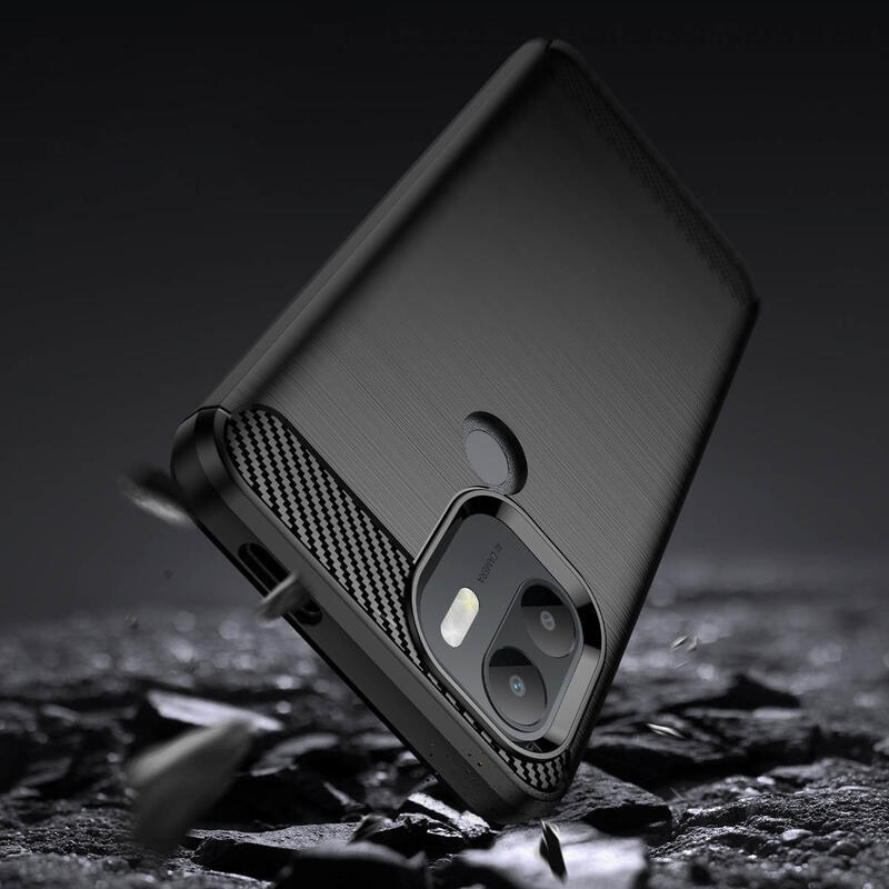 Carbon odolný gelový obal na Xiaomi Redmi A1+/A2+ - černý