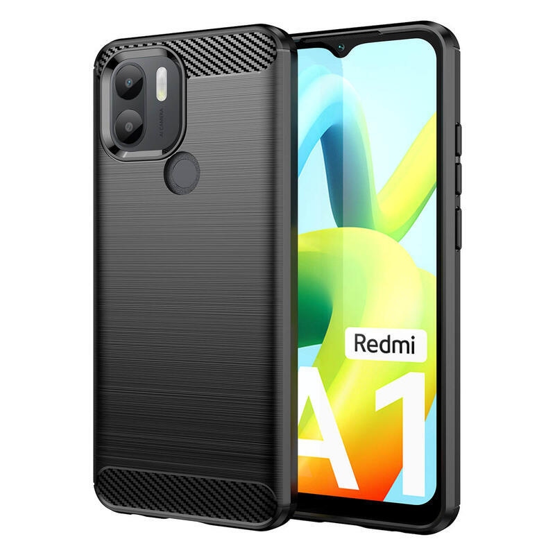 Carbon odolný gelový obal na Xiaomi Redmi A1+/A2+ - černý