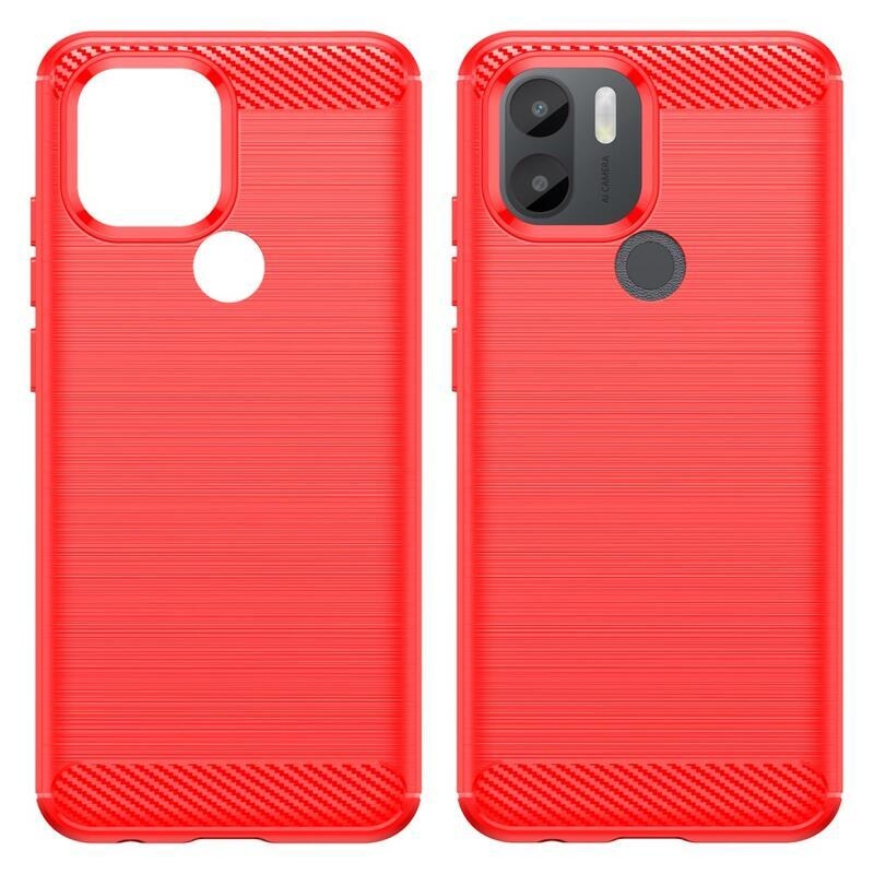 Carbon odolný gelový obal na Xiaomi Redmi A1+/A2+ - červený