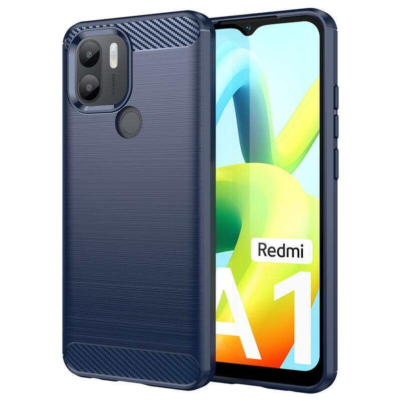 Carbon odolný gelový obal na Xiaomi Redmi A1+/A2+ - modrý