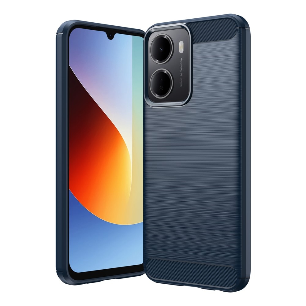 Carbon odolný gelový obal na Xiaomi Redmi A7 Pro - modrý