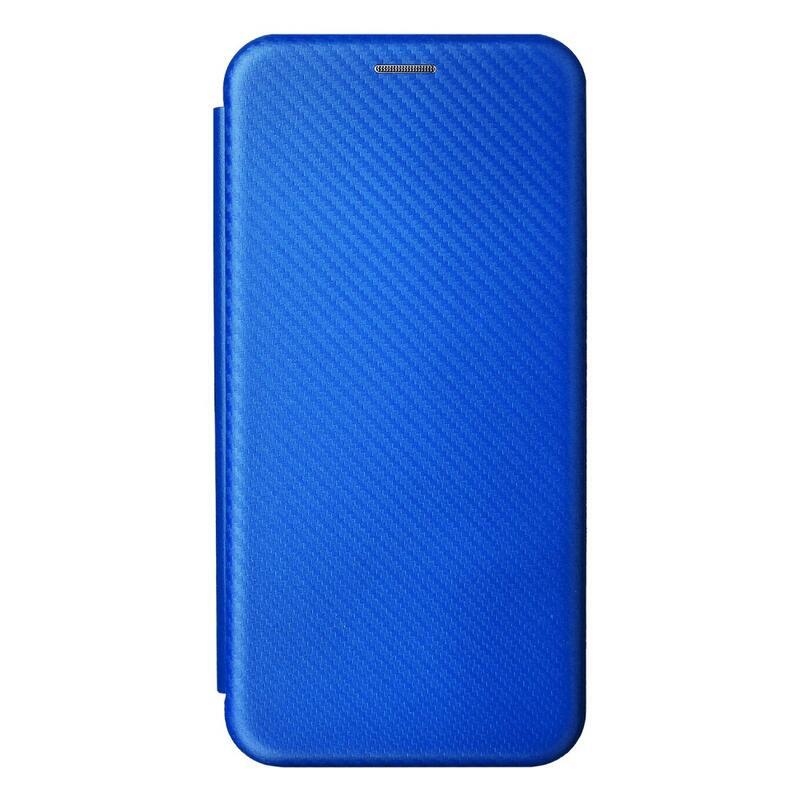 Carbon peněženkové pouzdro na mobil Xiaomi Poco M4 Pro 5G/Redmi Note 11S 5G - modré