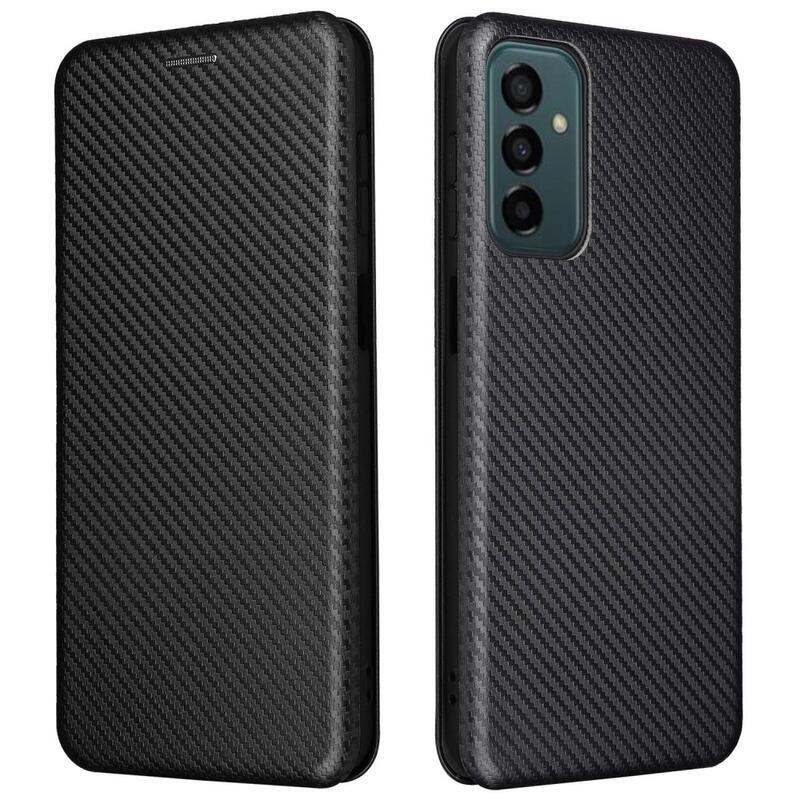 Carbon peněženkové pouzdro pro mobil Samsung Galaxy M23 5G - černé