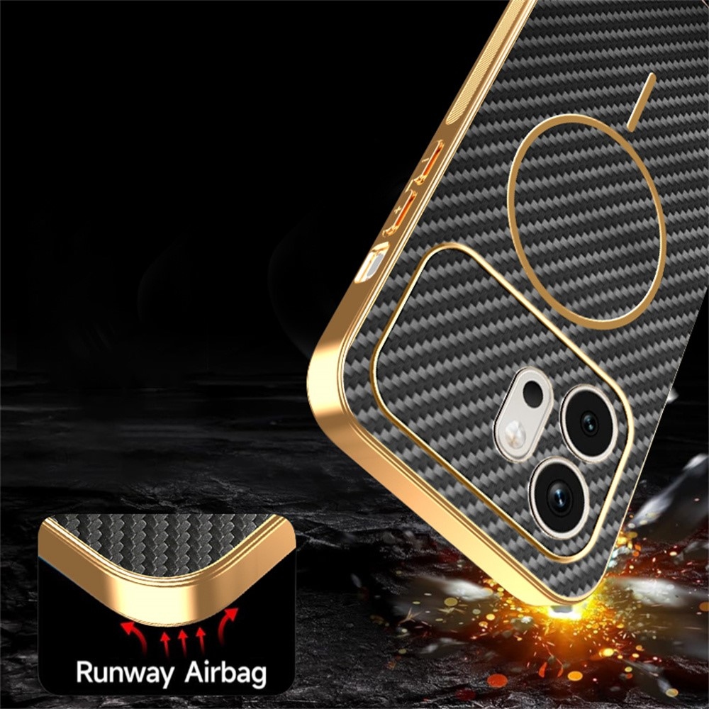 Carbony gelový obal s MagSafe na Honor 600 5G - černý