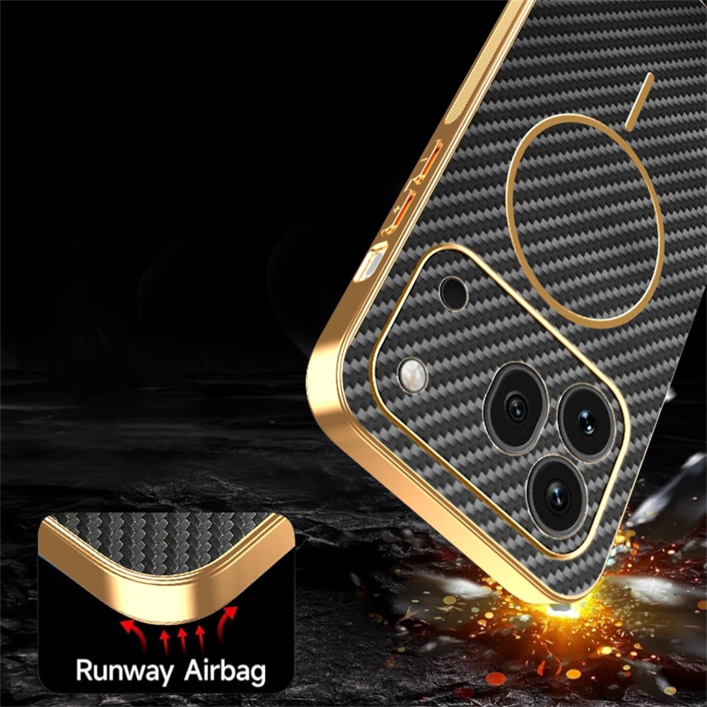 Carbony gelový obal s MagSafe na Honor 600 Pro 5G - černý