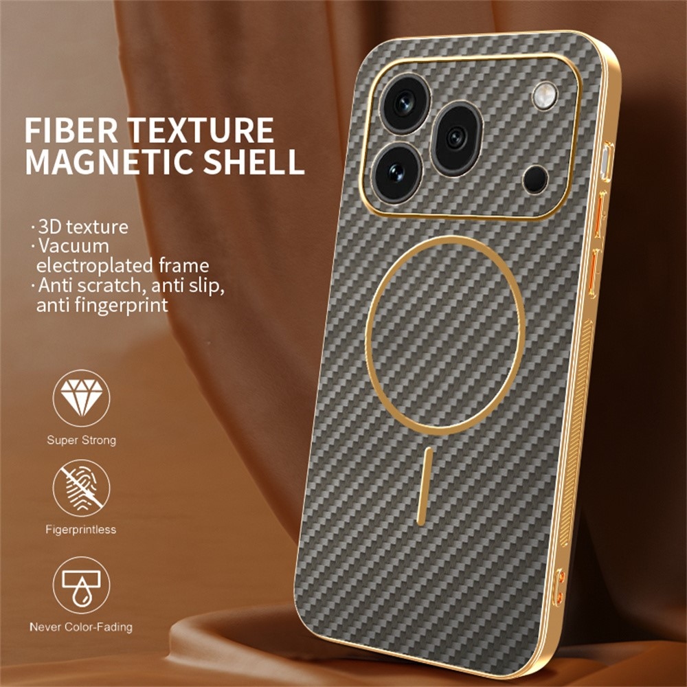 Carbony gelový obal s MagSafe na Honor 600 Pro 5G - hnědý