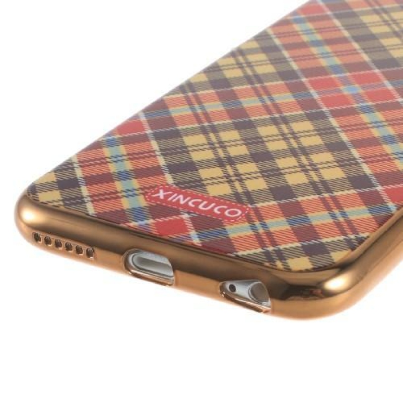 Caro gelový obal na iPhone 6 Plus a iPhone 6s Plus - oranžový/žlutý