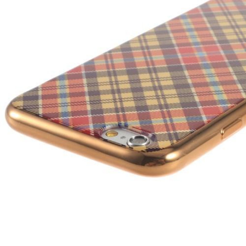 Caro gelový obal na iPhone 6 Plus a iPhone 6s Plus - oranžový/žlutý