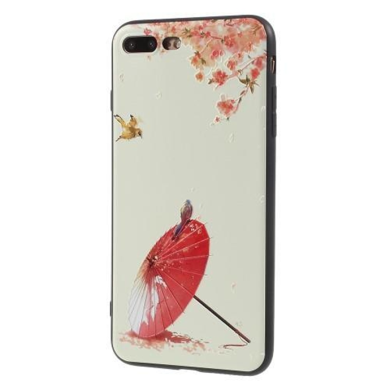 Cartoo gelový obal s motivem na iPhone 8 Plus a 7 Plus - ptáčci