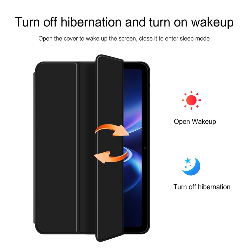 Case chytré zavírací pouzdro na Xiaomi Redmi Pad 2 9.7 - černé