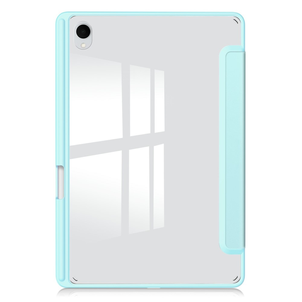 Case chytré zavírací pouzdro v pevnými zády na Samsung Galaxy Tab S11 - světlemodré