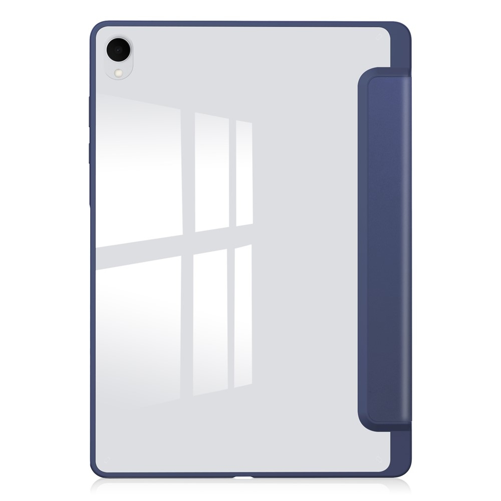 Case chytré zavírací pouzdro v pevnými zády na Samsung Galaxy Tab S12+ - tmavěmodré