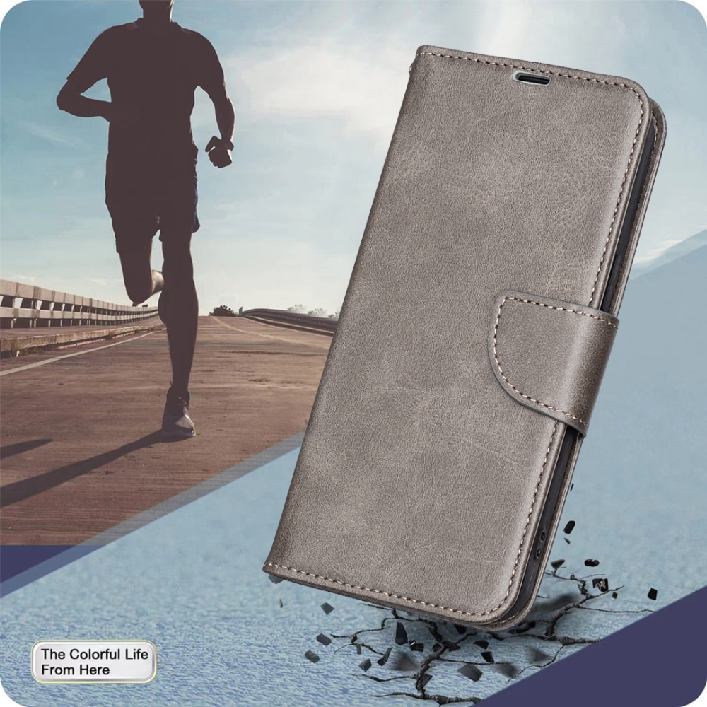 Case knížkové pouzdro na Samsung Galaxy A57 5G - šedé