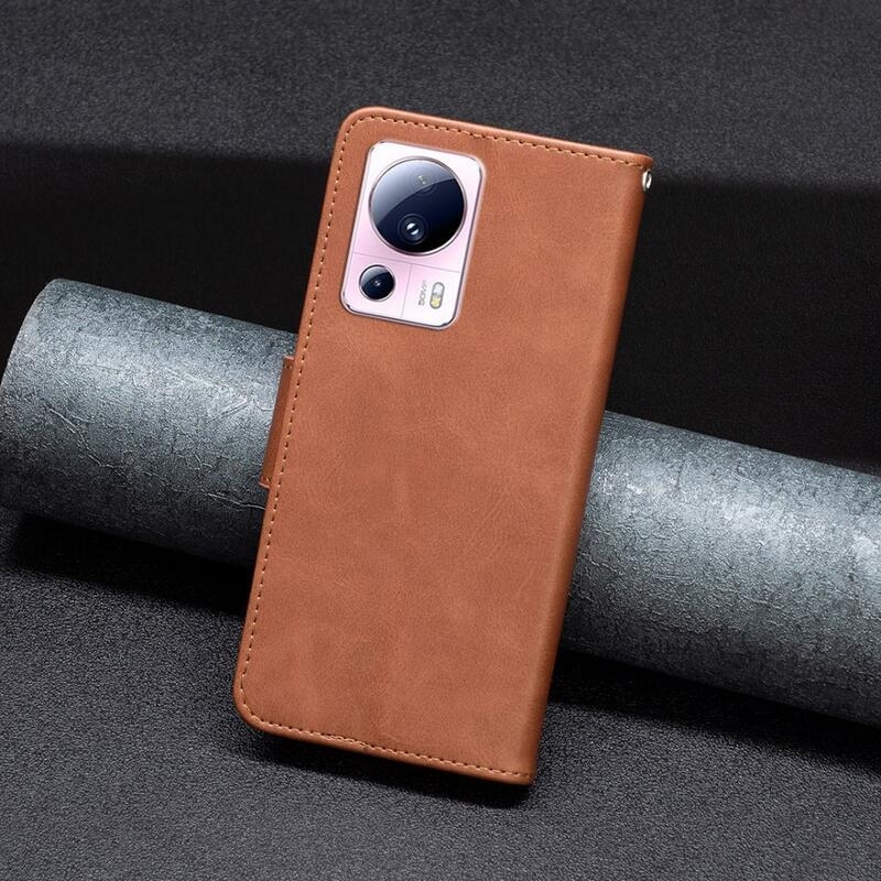 Case knížkové pouzdro na Xiaomi 13 Lite - hnědé
