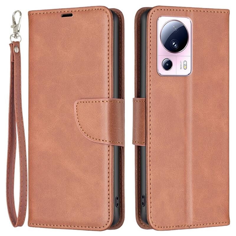 Case knížkové pouzdro na Xiaomi 13 Lite - hnědé
