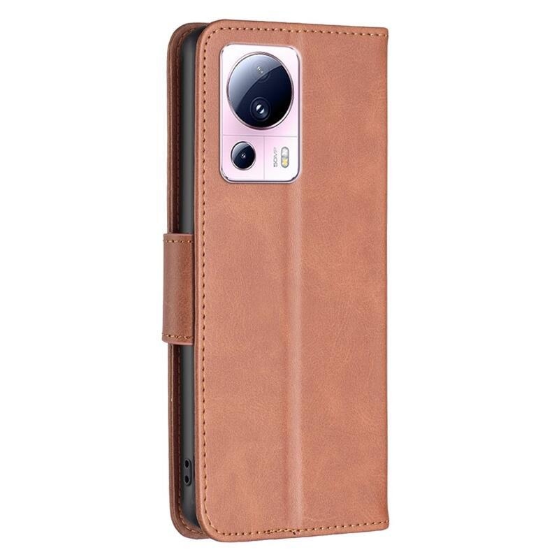 Case knížkové pouzdro na Xiaomi 13 Lite - hnědé