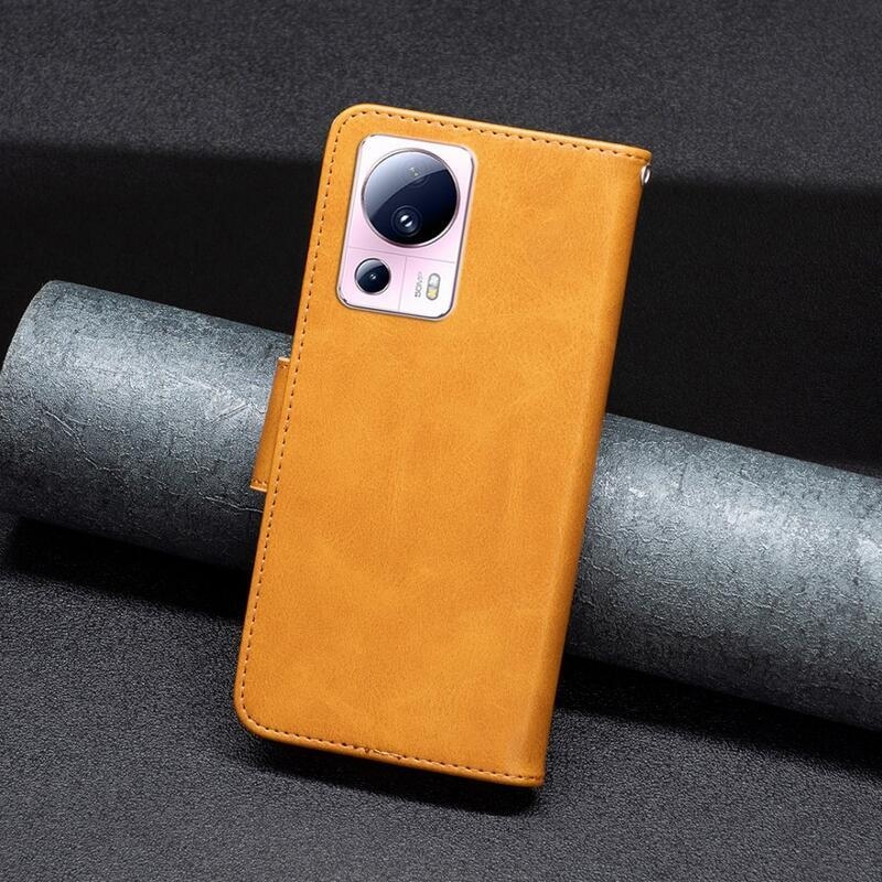 Case knížkové pouzdro na Xiaomi 13 Lite - žluté