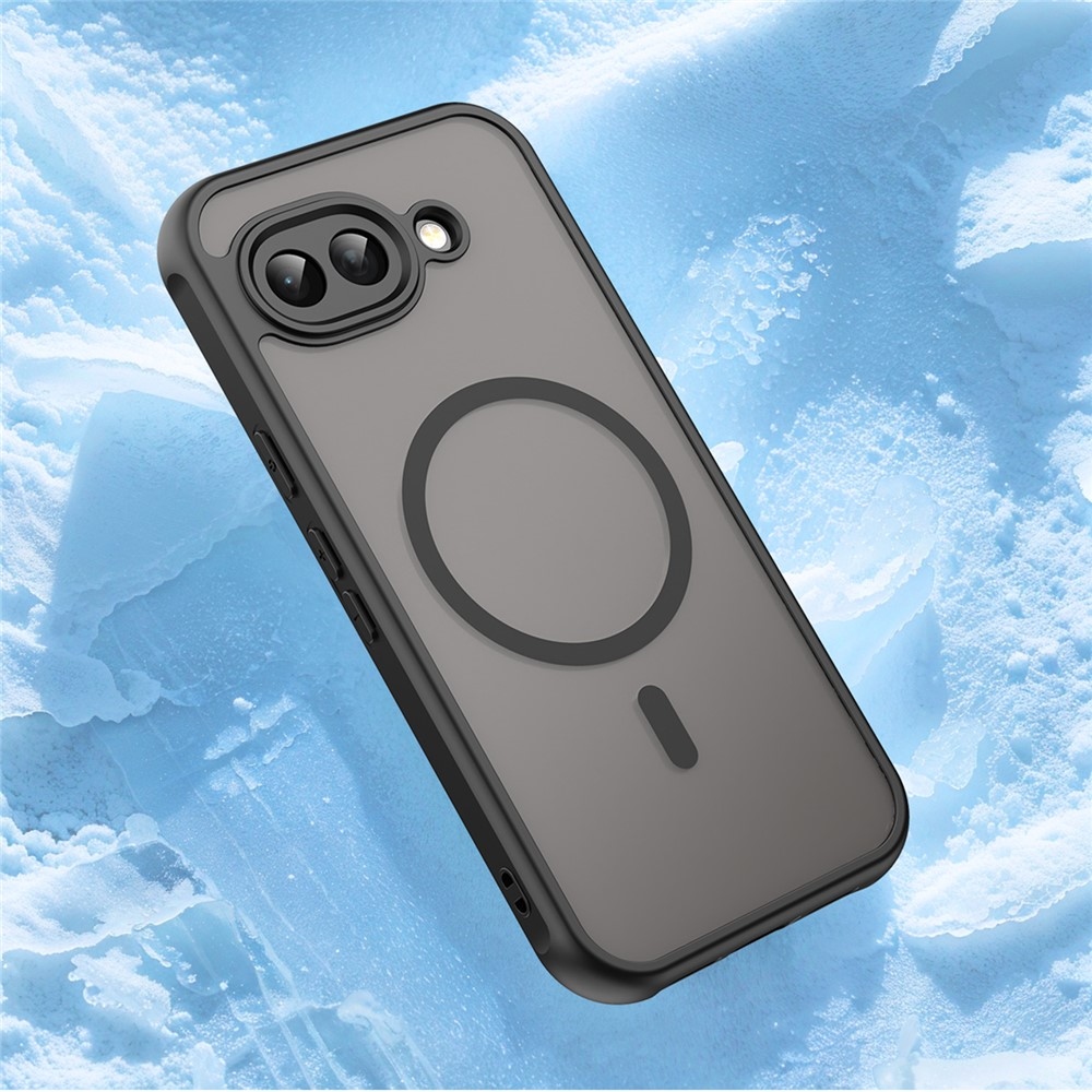 Case matný gelový obal s MagSafe na Google Pixel 10a - černý