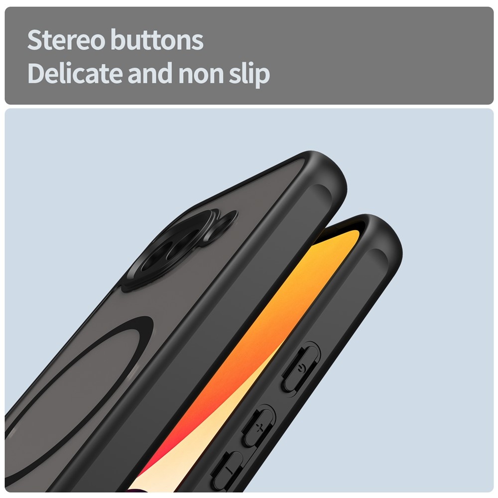 Case matný gelový obal s MagSafe na Google Pixel 10a - černý