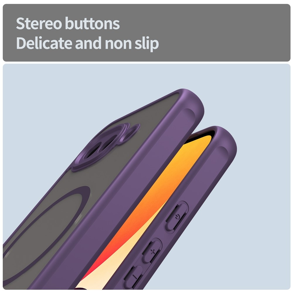 Case matný gelový obal s MagSafe na Google Pixel 10a - fialový