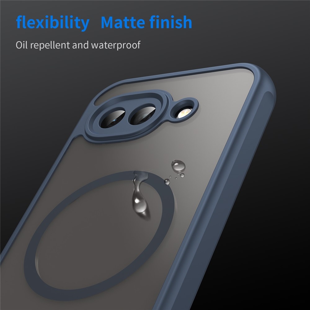 Case matný gelový obal s MagSafe na Google Pixel 10a - modrý