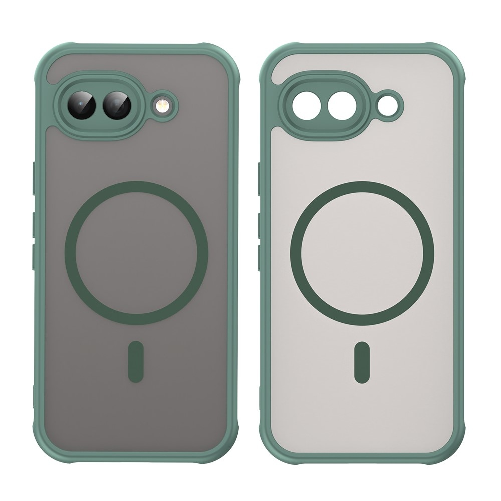 Case matný gelový obal s MagSafe na Google Pixel 10a - zelený