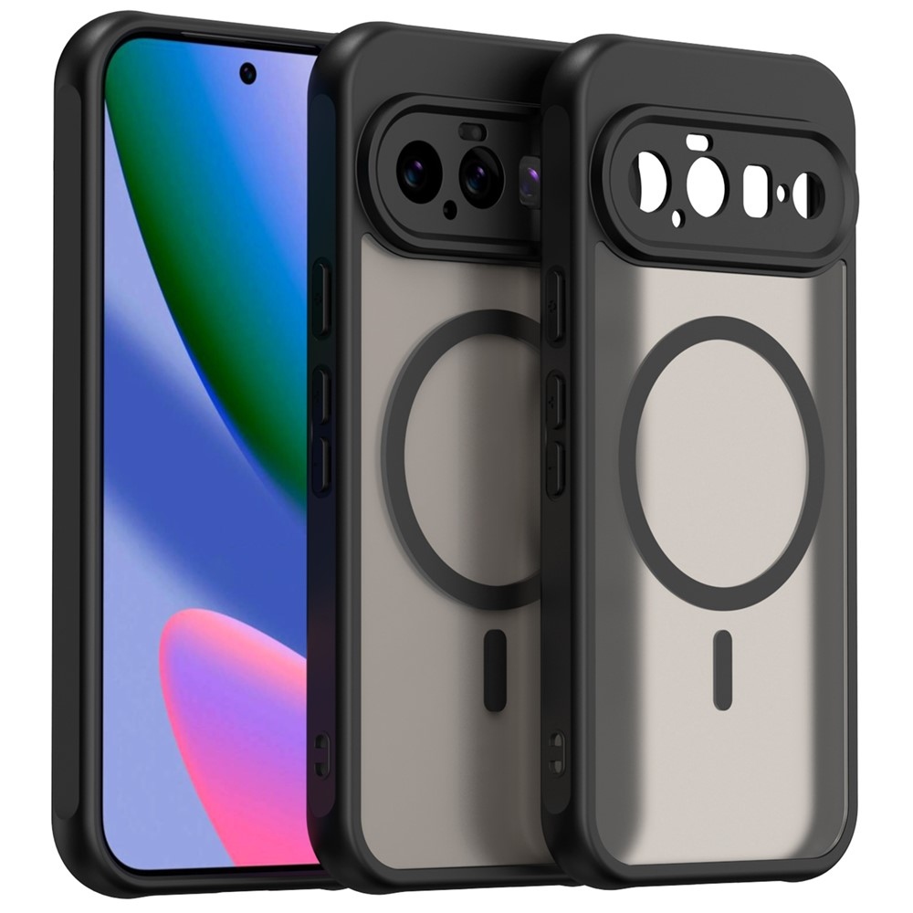 Case matný gelový obal s MagSafe na Google Pixel 11 - černý